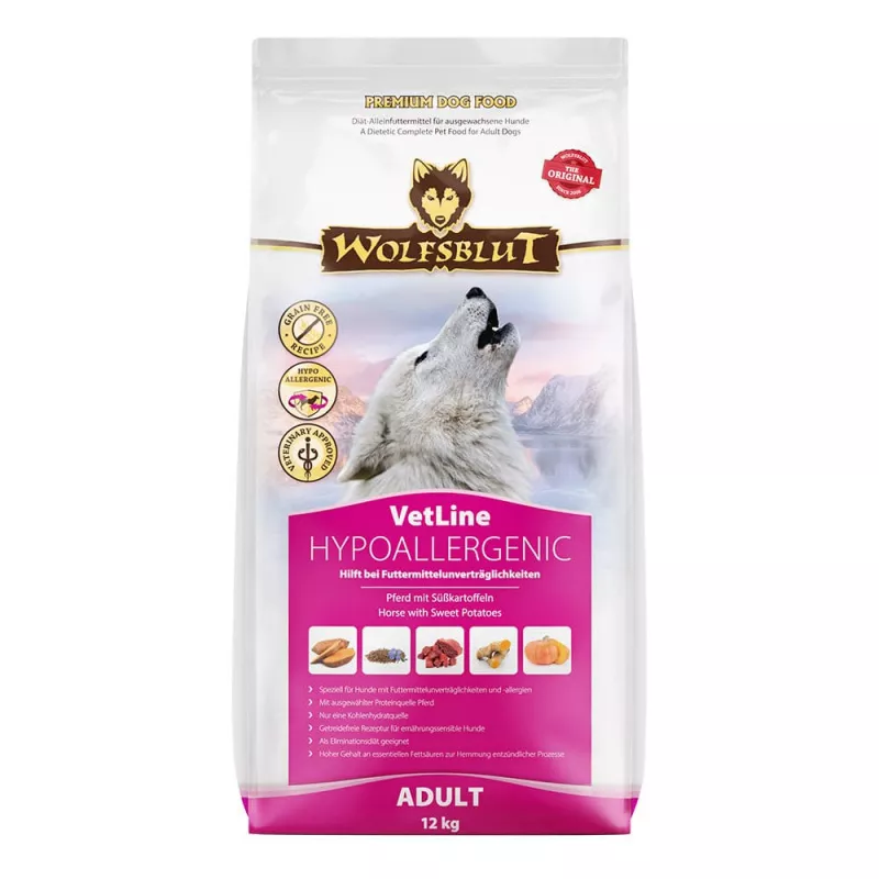 Wolfsblut VetLine Hypoallergenic - Pferd 12 kg
